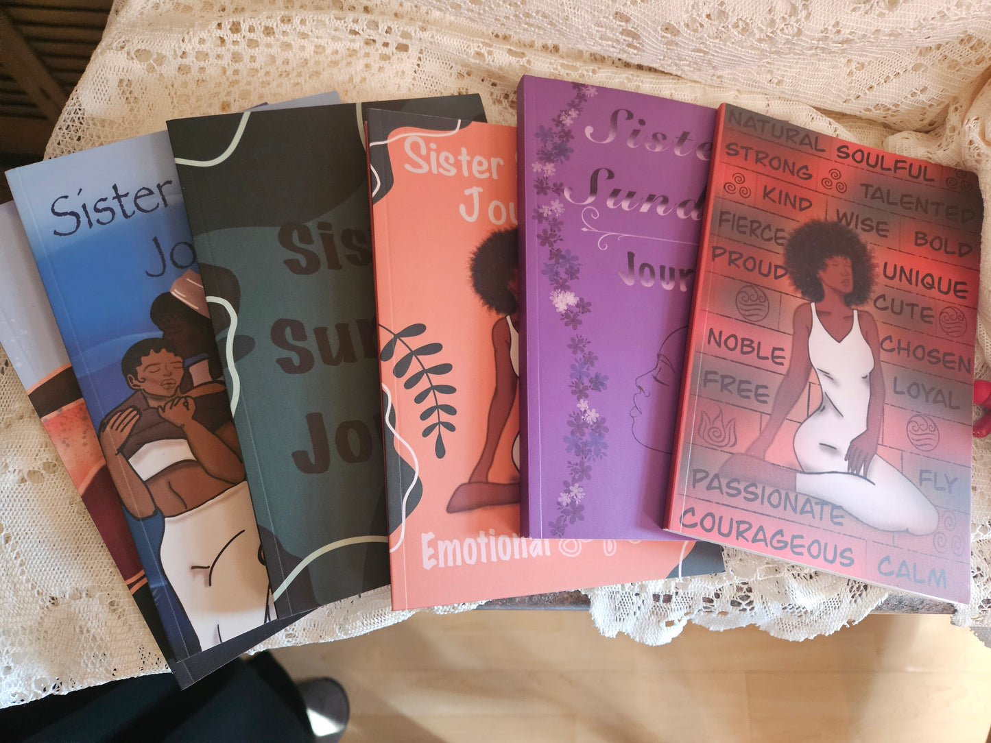 6 different cover options to choose from